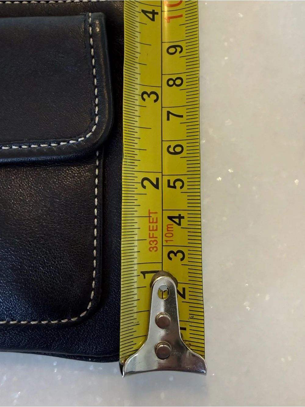 Vtg Coach Bleecker Black Leather Clutch Wristlet Wallet Silver Hdwr. Pristine!!